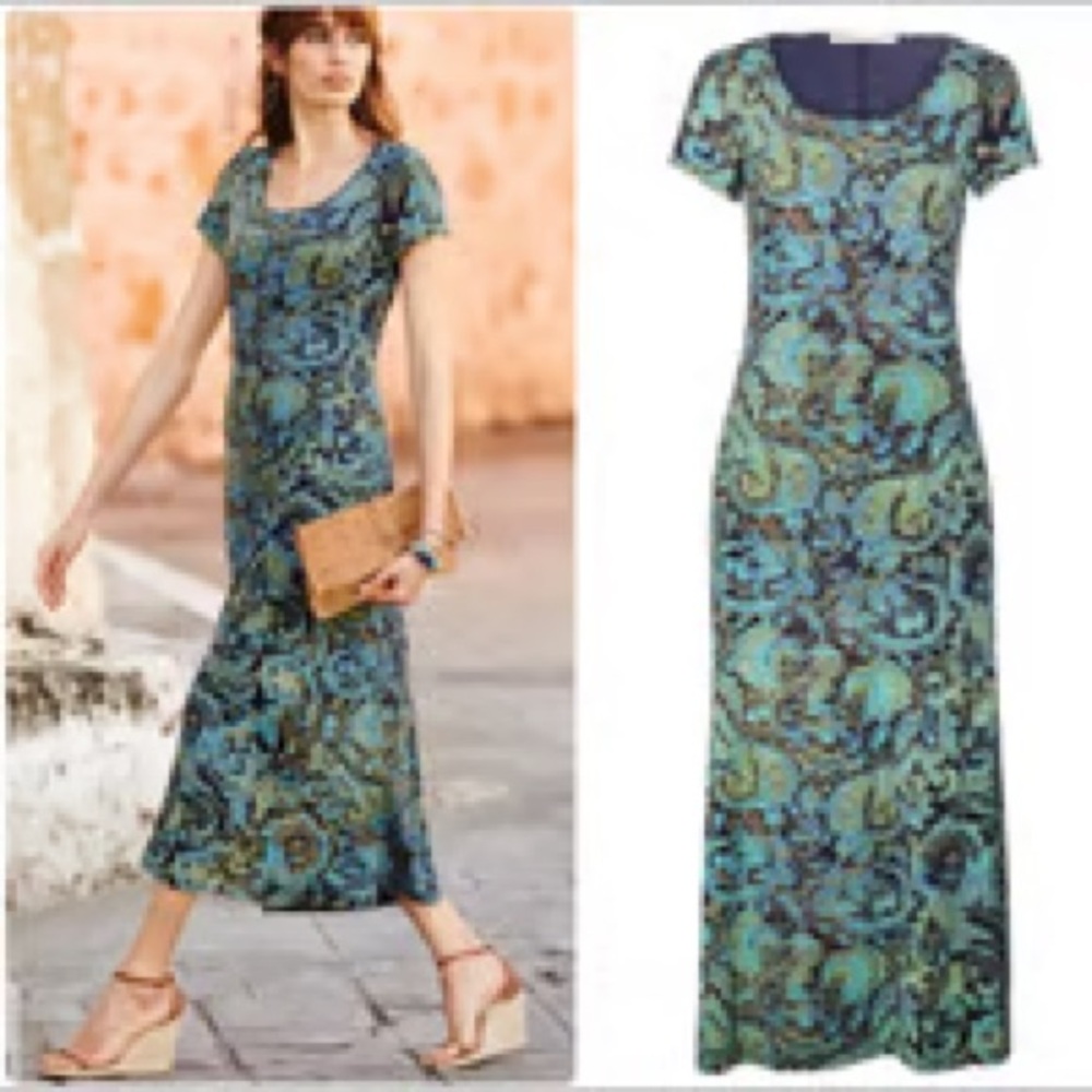 Peruvian Connection Arabesque Maxi Dress